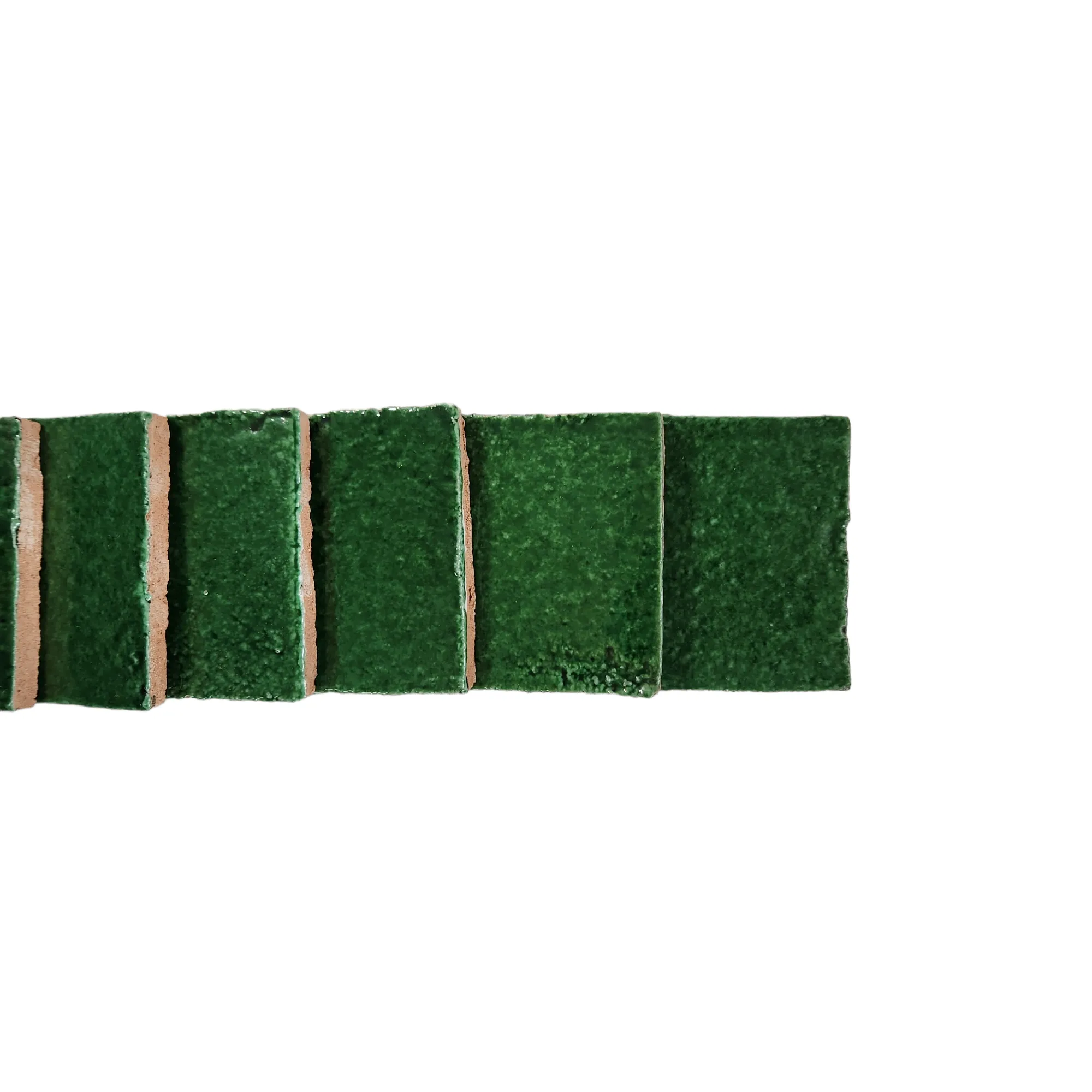 Emerald Green Craquelé 4 x 4 image