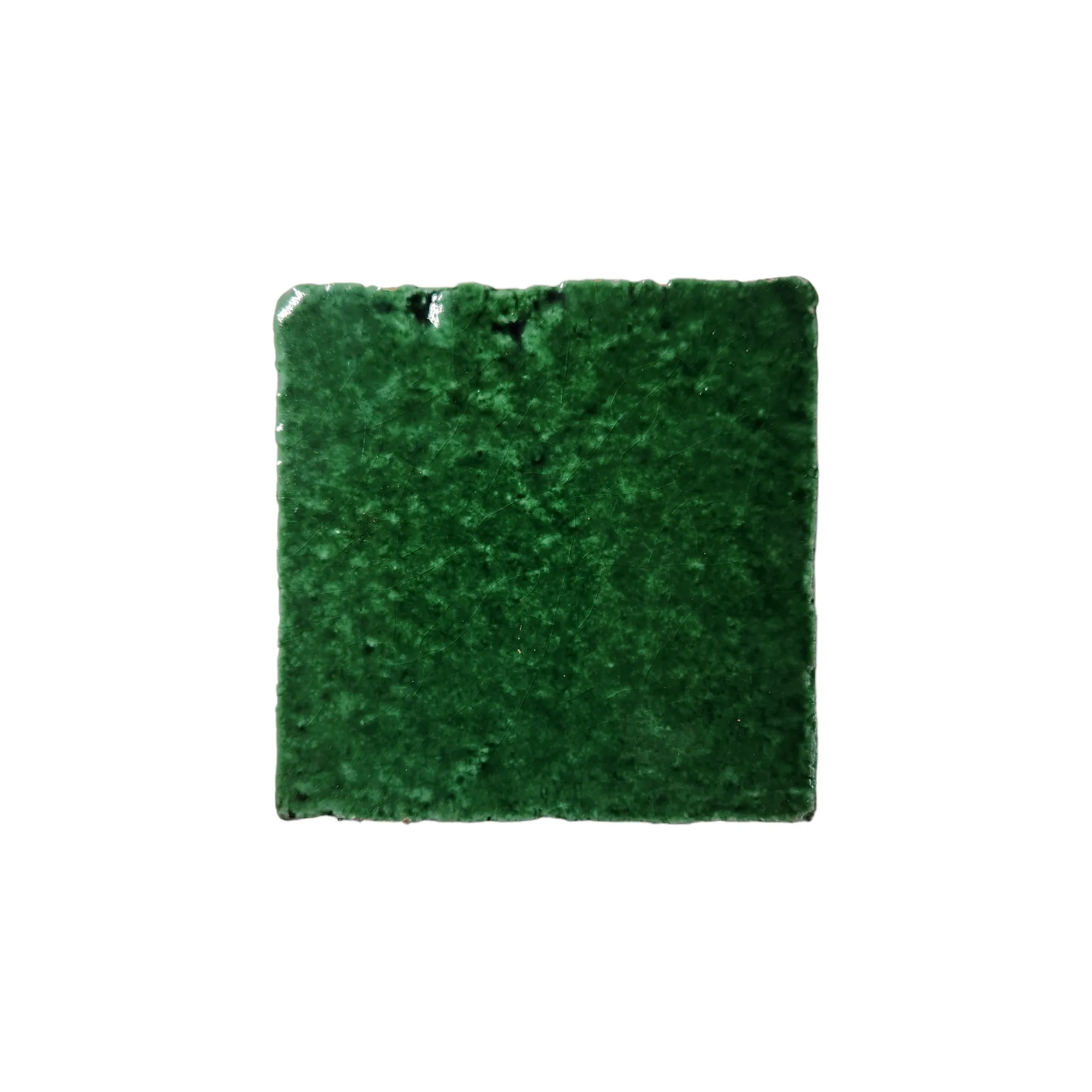 Emerald Green Craquelé 4 x 4 image