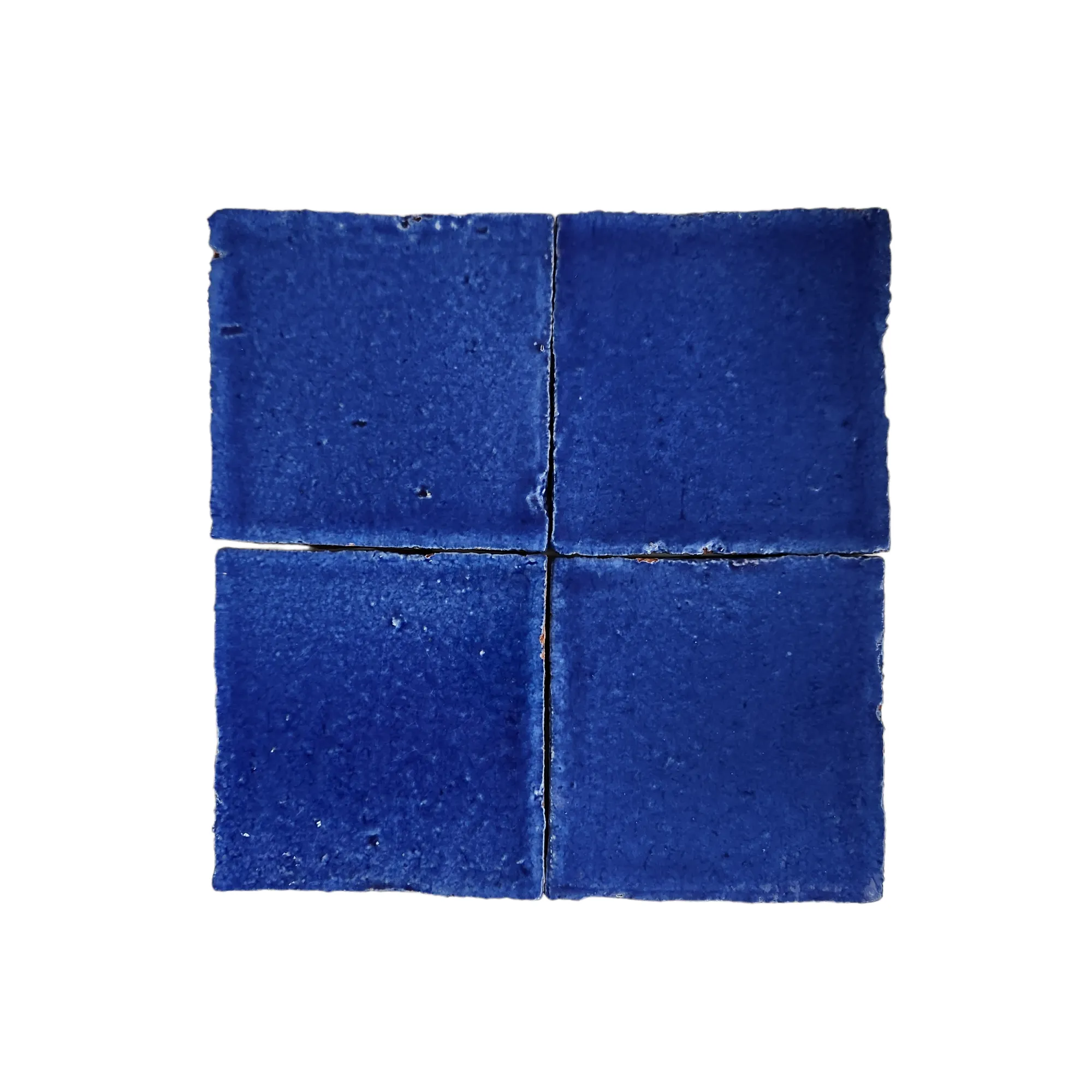 Royal Blue Craquelé 4 x 4 image