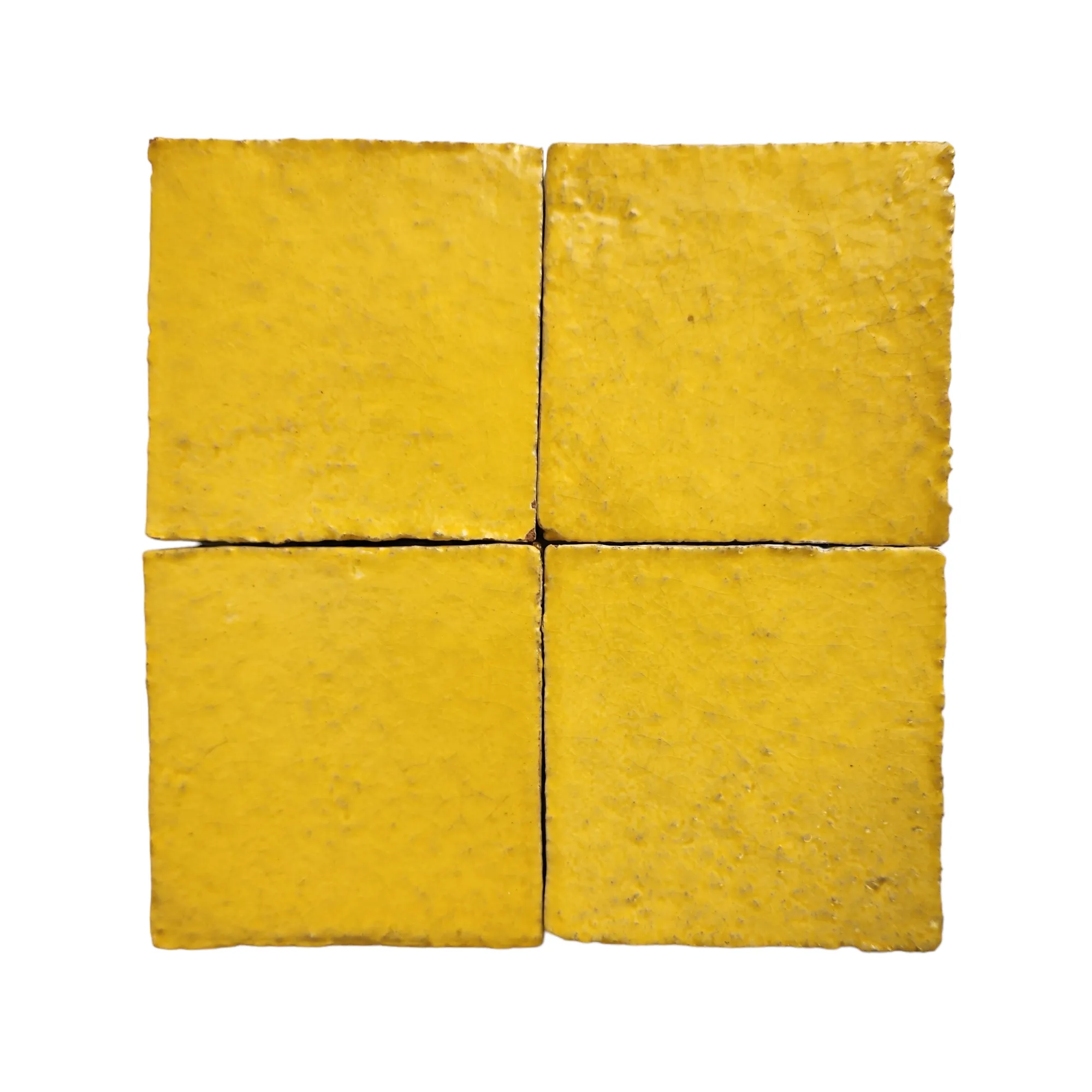 Yellow Craquelé 4 x 4 image
