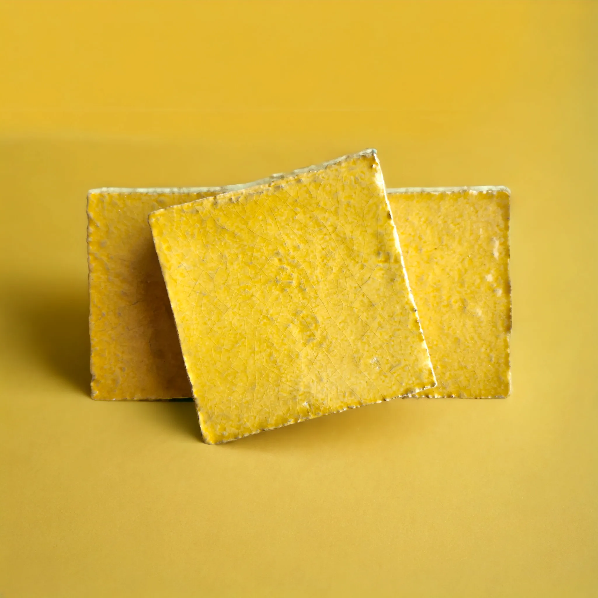 Yellow Craquelé 4 x 4 image
